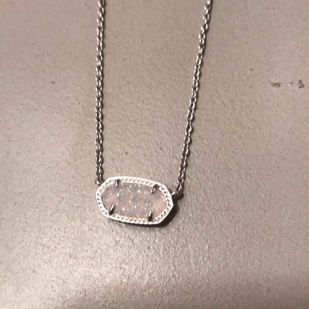 Kendra Scott Elisa Silver Pendant Necklace
